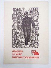 Graphics 20 years National People's Army GDR picture