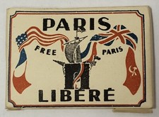 Authentic Paris Libere Free Paris WWII Photos - 20 photos - Original Packaging picture