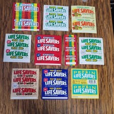 Vintage Life Savers Candy Wrappers New Old Stock Lot of 10 Pepsin picture