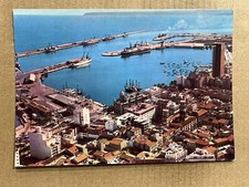 Postcard Alicante Spain Harbor Boats Aerial View Vintage PC picture