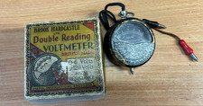 Vintage 1920s-30s Brook Hardcastle Pocket Watch Voltmeter British Made - Boxed picture