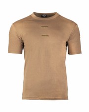 MIL-TEC Shirt Cotton Tropics with Nationality Badge in Coyote Size 7 (L) NEW picture