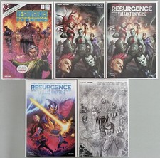 Resurgence of the Valiant Universe #1 Lot, 5 Standard Covers, NM/Better , 1st picture