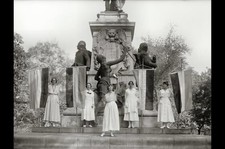 Washington DC Suffragette Demonstration Lafayette Statue 1918 Women Votes picture