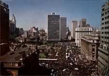 Sao Paulo Brazil Aerial view vintage postcard s204 picture