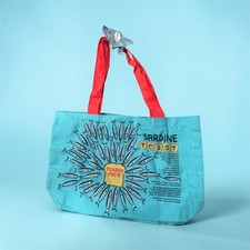 New NWT Authentic Trader Joe’s Sardine Tote Bag Rare Retired Discontinued picture