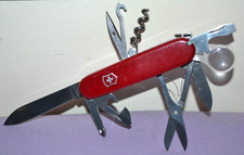 Victorinox Swiss Army Explorer Red Multi-Tool 91MM With Magnifying Glass - Great picture