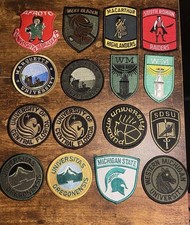 Vintage College/University ROTC Patches Lot Of 16 picture
