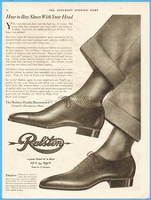 1918 Ralston Health Shoemakers Campello Brockton MA Men's Lace Up Dress Shoes Ad picture