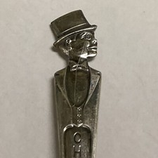 Vintage Souvenir Spoon Collectible 6” Charlie McCarthy picture