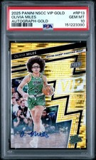 PANINI NSCC VIP GOLD OLIVIA MILES 9/10 PSA 10 RP13 picture