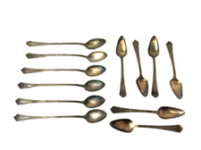 Pat Aug 31 20 Rogers AA Teaspoons Old Spoons Set Kitchenware Silverplate   picture