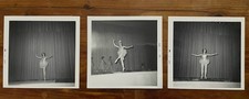Vintage 3 Antique  Early Sequential Photos of a Young Ballerina picture