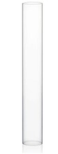 Tall Clear Glass Cylinder Candle Holder Wide 2” Height 14”  Pack Of 18 picture