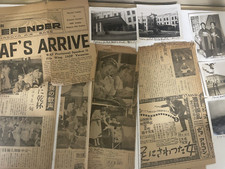 Vintage 1950's WAF's Post WWll Memorabilia Papers & Pictures USA & Japanese picture