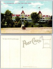 Lake Winnipesaukee New Hotel Weirs NH Postcard picture