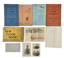 Vintage Somerset County PA Ephemera Lot Shanksville Stoystown Flood Book Program picture