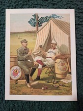  1880s Baseball Advertising New York Chicago Ale Advertising  picture