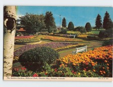 Postcard The Sunken Gardens Hillcrest Park Thunder Bay Canada picture