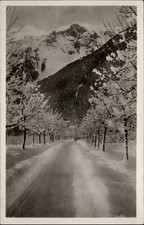 RPPC Avenue Hotel Beaulieu Brevent Chamonix Haute Savoie France vtg postcard p24 picture