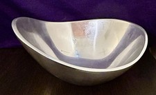 Vintage Mid-Century Modern Nambe Serving Butterfly Bowl Chrome #569 picture