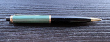 Vintage 1955 Pelikan 450 Mechanical Pencil Green Stripe Celluloid 1.18mm picture