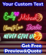 Neon Wall Signs Night Light Game Room Table LED Neon Sign Lights Wall Decor Art picture
