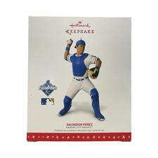 2016 Hallmark Salvador Perez Ornament - Kansas City Royals 2015 -710-403 picture