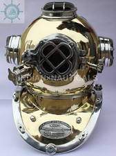  ANTIQUE MORSE US NAVY ALUMINUM & BRASS MARK V DIVERS DIVING HELMET VINTAGE picture