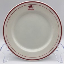 Georgian Bay Line O.P.Co. Syracuse China Red Flag Plate December 1942 picture