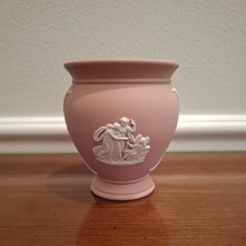 WEDGEWOOD Signed  Pink Bud Vase picture