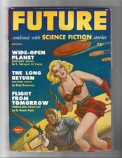 Future Science Fiction Pulp vol 1 # 3 Sept 1950 FINE+ L.Sprague de Camp picture