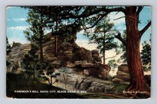 Rapid City SD-South Dakota, Hangman's Hill, Black Hills Antique Vintage Postcard picture