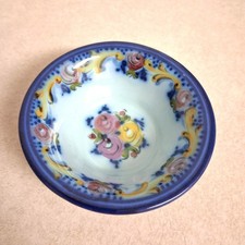 Cobalt Blue VESTAL ALCOBACA Dish Ring, Trinket, Vanity, Hand painted Portugal 4