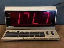 Sunbeam Digital LED Alarm Clock 887-35 model WE38 TESTED WORKS GREAT picture