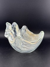 VTG Ercole Barovier Toso Murano Iridescent Italian Art Glass Bowl Rare *GLOWS* picture