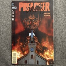 Preacher #1-4, 1st. Complete storyline, 4X Signed by: Garth Ennis. picture