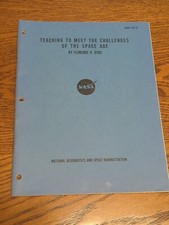 Vintage NASA Ep-21 Teaching To Meet The Challenges Of The Space Age Booklet 1963 picture