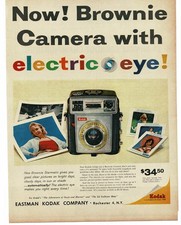 1959 Kodak Brownie Starmatic Box Camera with Electric Eye Vintage Print Ad picture
