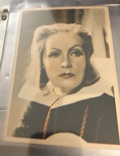 1934 Godfrey Phillips / De Reszke Greta Garbo Postcard #13 picture