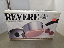 Vintage  USA Revere Ware 2 Quart Saucepan No. 3514027  New in Box Copper Clad picture