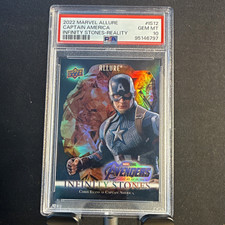 2022 Marvel Allure Capitan America Infinity Stones Reality PSA GEM MT 10 /299 picture