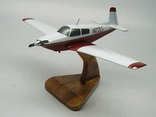 M-20-M Bravo Mooney M-20M Airplane Desk Wood Model Big New picture