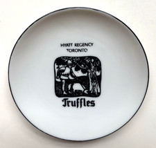 Vintage Restaurant Ashtray Dish Truffles Hyatt Regency Hotel Toronto Pig Hunter picture