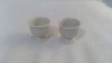 Set of 2 Rare Vintage Krautheim Selb Bavaria Germany Plain White