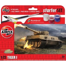 Tiger 1 1/72 Kit Starter Set Airfix (A55004) picture