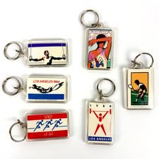 1984 Summer Olympics Los Angeles Collectible Keychain Lot Art by Larry Da Salla picture