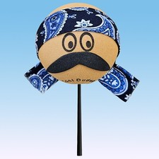 CoolBalls Cool Dude Blue Bandana Antenna Topper Car Auto Accessory (New) picture