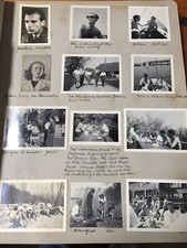 Vtg Post War WWII 1946 Europe European Vacation Snapshots Photo Album Scrapbook picture