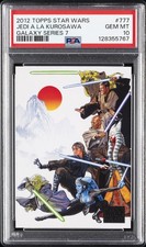 2012 TOPPS STAR WARS GALAXY SERIES 7 #777 JEDI A LA KUROSAWA PSA 10 picture
